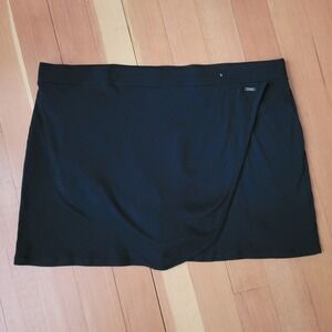 Jones New York XXL black athletic skort skirt with shorts athleisure yoga tennis